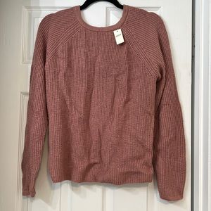 Aerie Ballet Back Sweater Pink Size M NWT